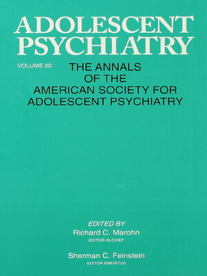 cover image of Adolescent Psychiatry, V. 20